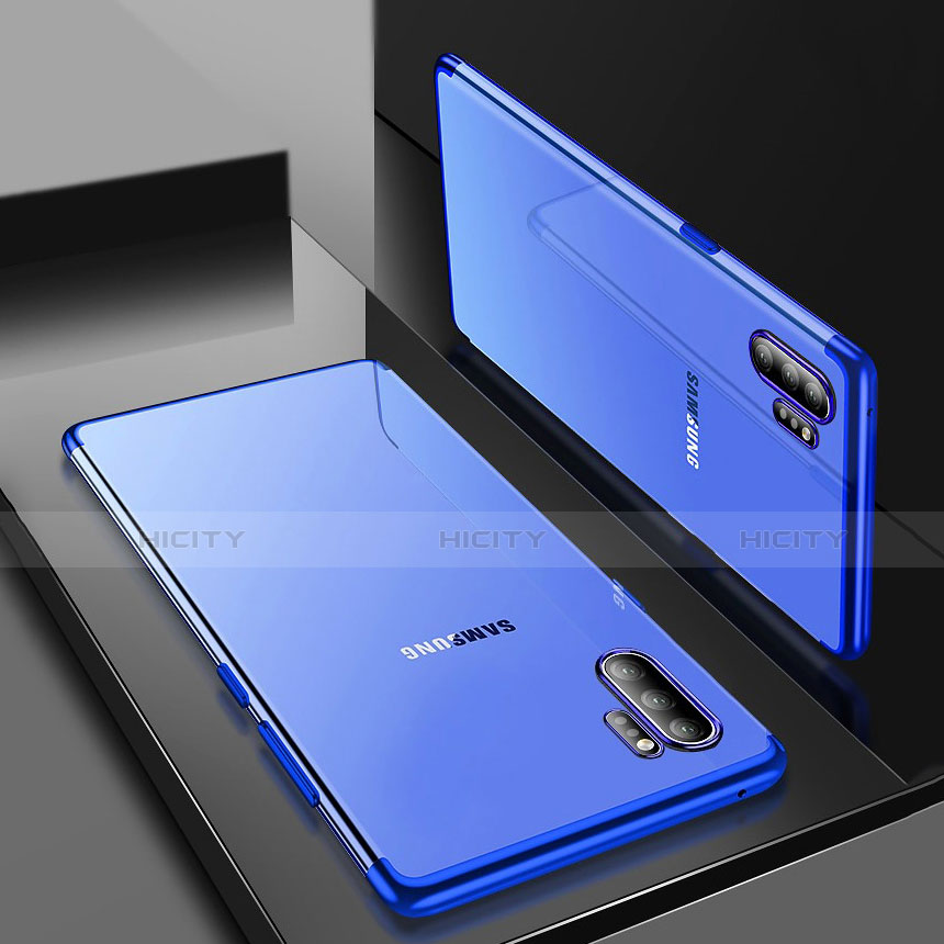Samsung Galaxy Note 10 Plus用極薄ソフトケース シリコンケース 耐衝撃 全面保護 クリア透明 H01 サムスン 