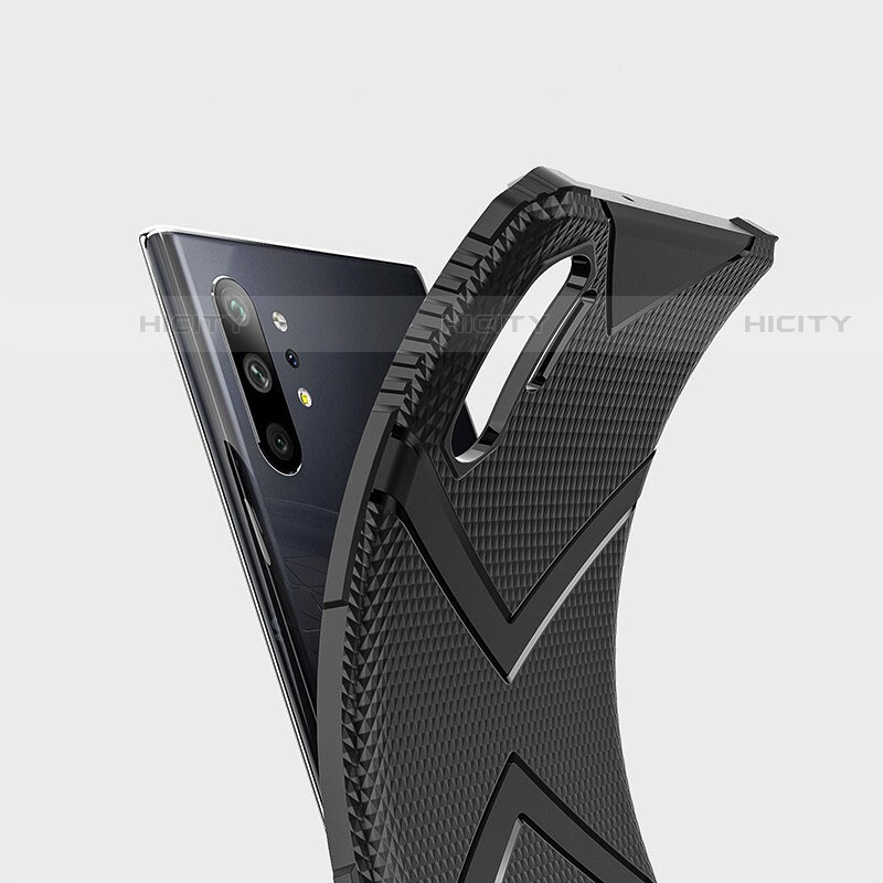 Samsung Galaxy Note 10 Plus用360度 フルカバー極薄ソフトケース シリコンケース 耐衝撃 全面保護 バンパー S01 サムスン 