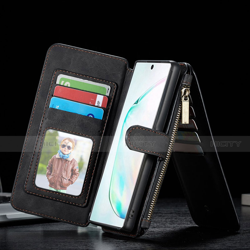 Samsung Galaxy Note 10 Plus用手帳型 レザーケース スタンド カバー T01 サムスン 