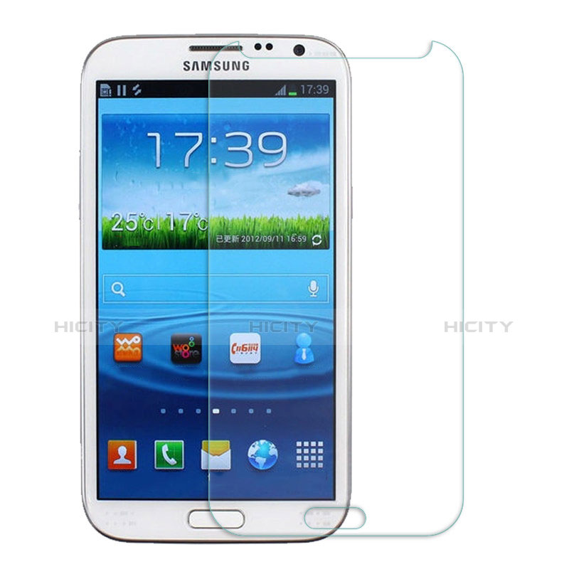 Samsung Galaxy Note 2 N7100 N7105用強化ガラス 液晶保護フィルム T01 サムスン クリア