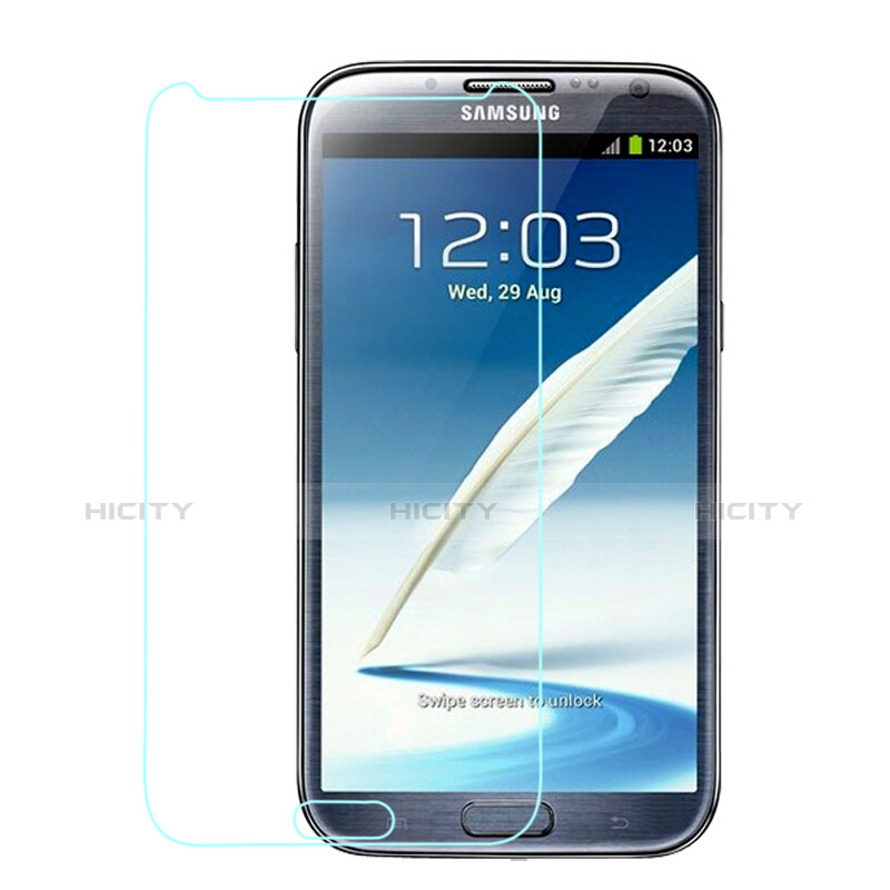 Samsung Galaxy Note 2 N7100 N7105用アンチグレア ブルーライト 強化ガラス 液晶保護フィルム サムスン クリア