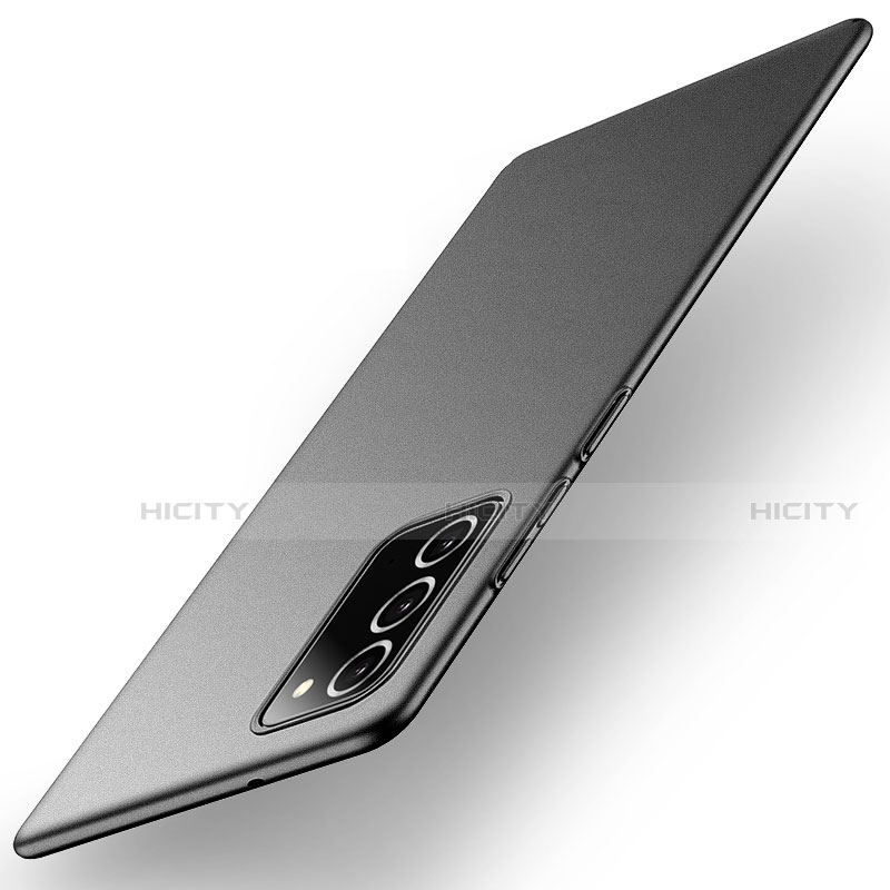 Samsung Galaxy Note 20 5G用ハードケース プラスチック 質感もマット カバー M01 サムスン ブラック