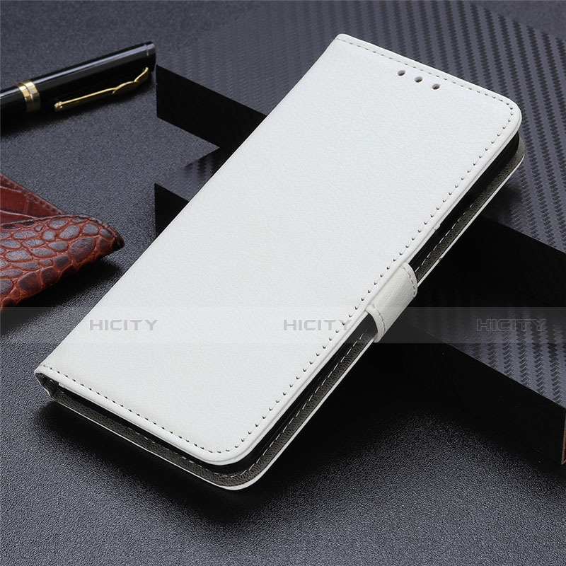 Samsung Galaxy Note 20 5G用手帳型 レザーケース スタンド カバー T23 サムスン ホワイト