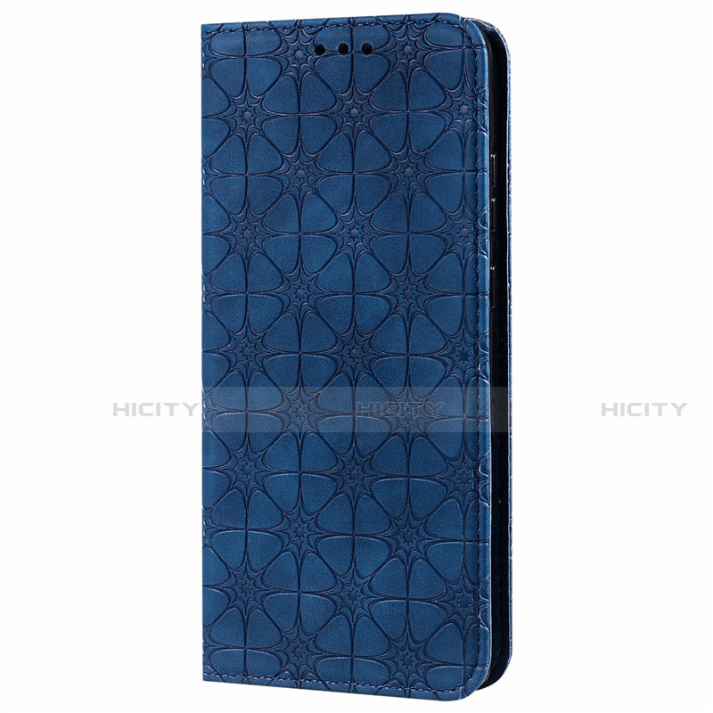 Samsung Galaxy Note 20 5G用手帳型 レザーケース スタンド カバー N06 サムスン ネイビー
