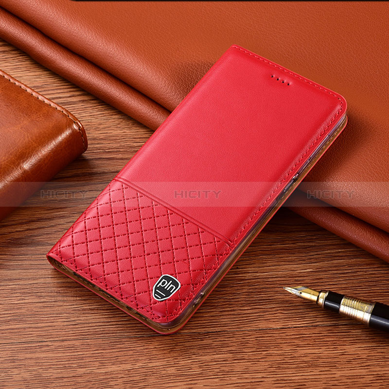 Samsung Galaxy Note 20 5G用手帳型 レザーケース スタンド カバー H07P サムスン レッド