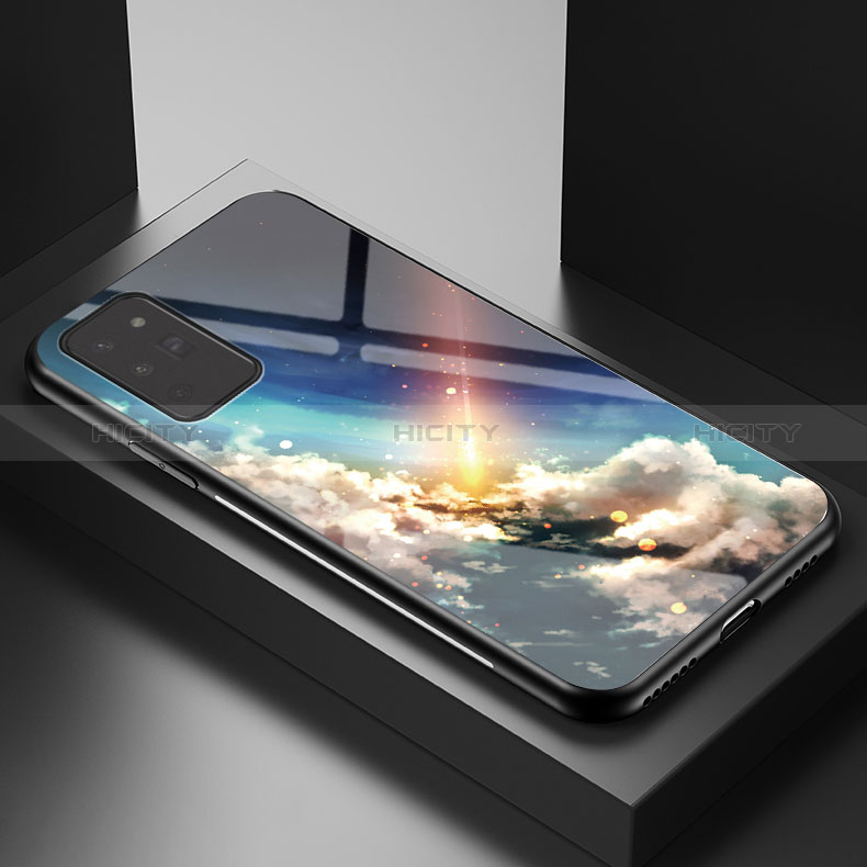 Samsung Galaxy Note 20 5G用ハイブリットバンパーケース プラスチック パターン 鏡面 カバー LS1 サムスン マルチカラー