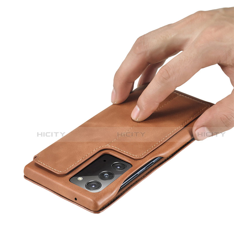 Samsung Galaxy Note 20 5G用手帳型 レザーケース スタンド カバー N09 サムスン 