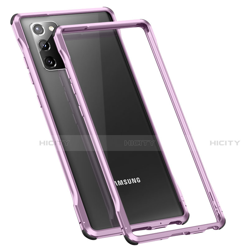 Samsung Galaxy Note 20 5G用ケース 高級感 手触り良い アルミメタル 製の金属製 バンパー カバー N01 サムスン 