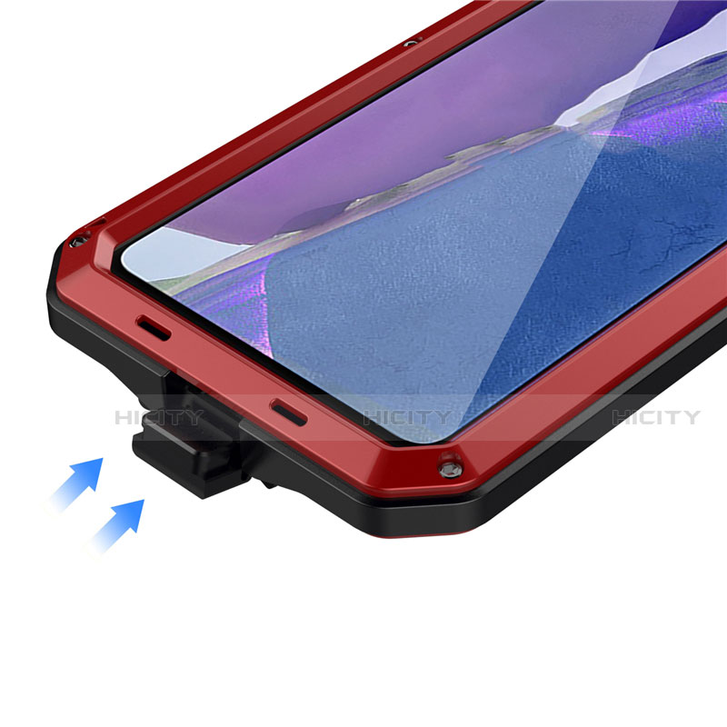 Samsung Galaxy Note 20 5G用ケース 高級感 手触り良い アルミメタル 製の金属製 カバー N01 サムスン 