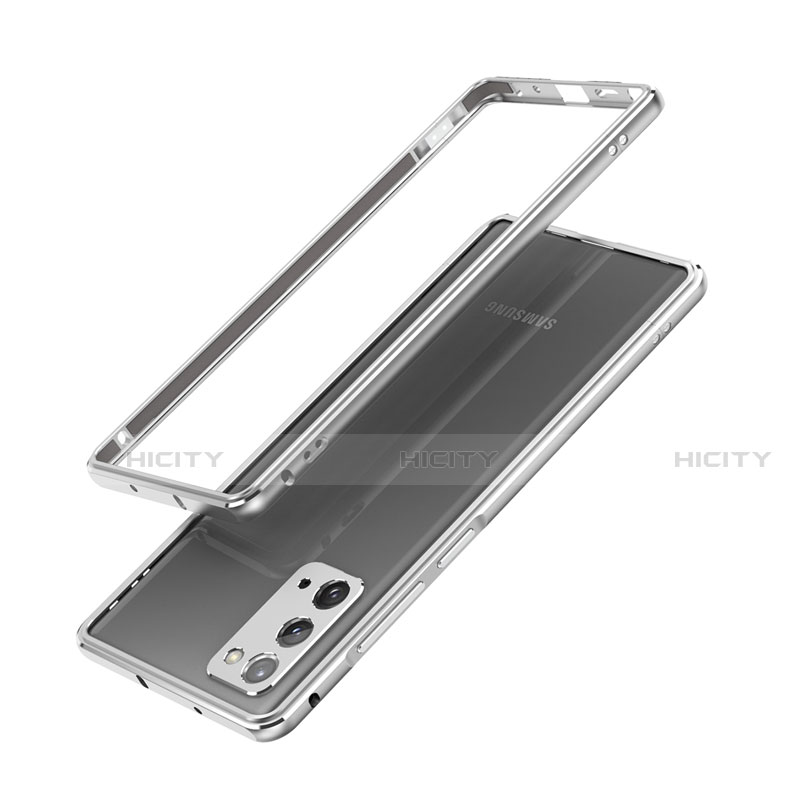 Samsung Galaxy Note 20 5G用ケース 高級感 手触り良い アルミメタル 製の金属製 バンパー カバー N03 サムスン 