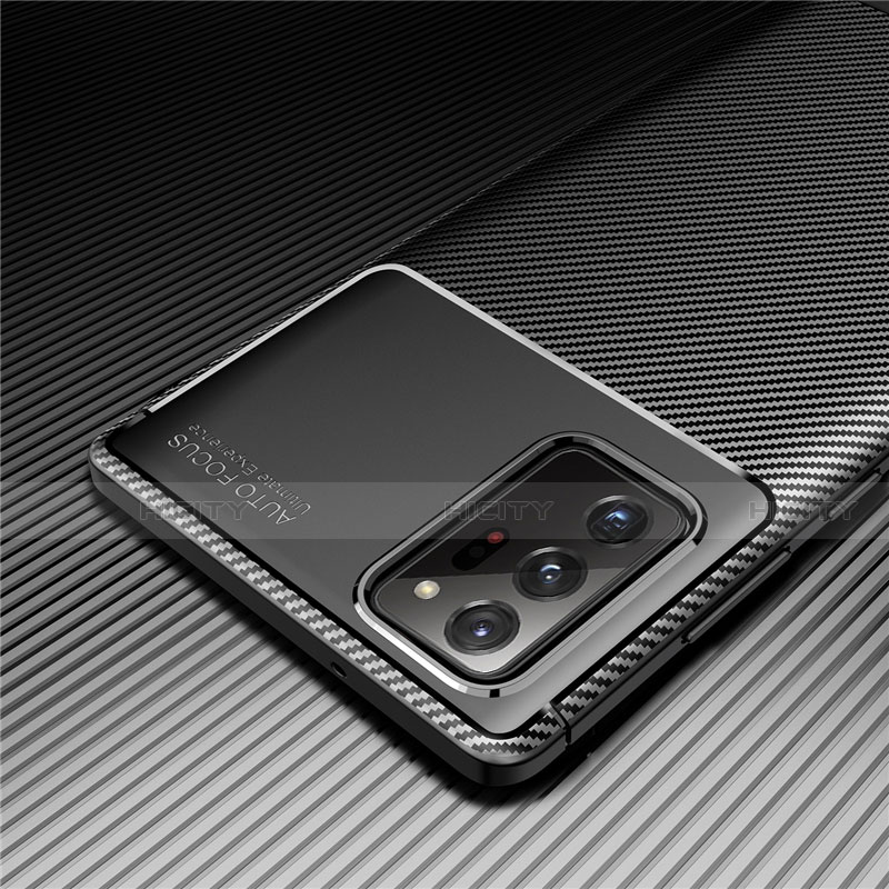 Samsung Galaxy Note 20 5G用シリコンケース ソフトタッチラバー ツイル カバー サムスン 