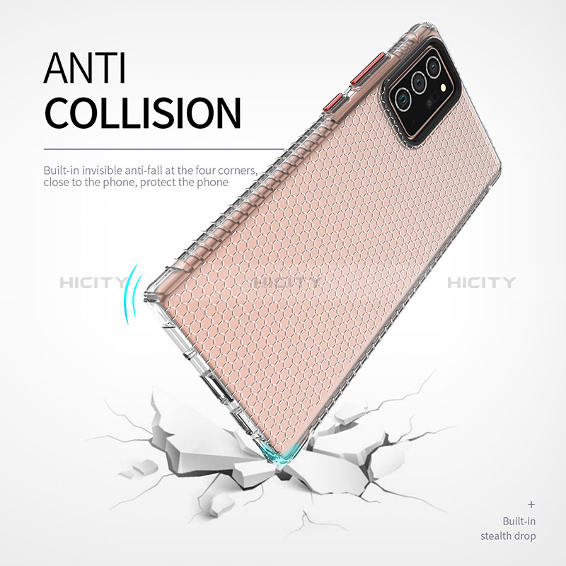 Samsung Galaxy Note 20 5G用極薄ソフトケース シリコンケース 耐衝撃 全面保護 透明 YF1 サムスン 