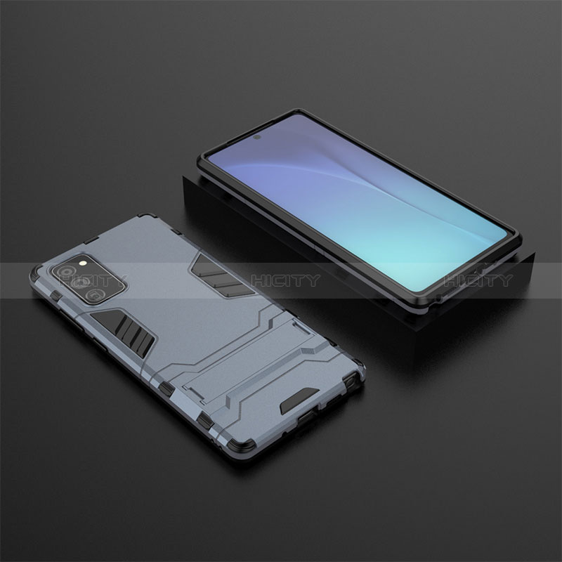 Samsung Galaxy Note 20 5G用ハイブリットバンパーケース スタンド プラスチック 兼シリコーン カバー KC1 サムスン 
