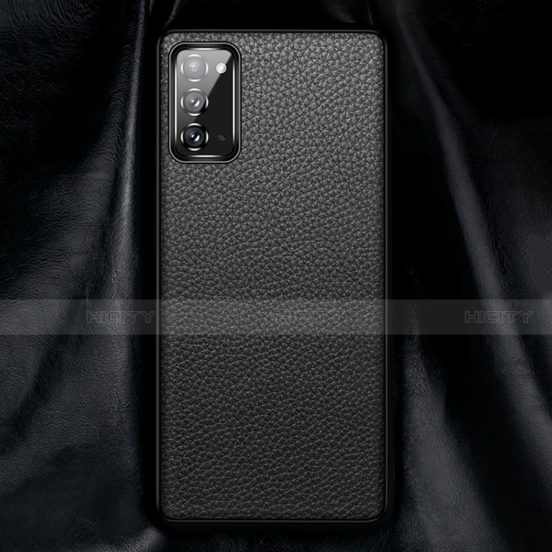 Samsung Galaxy Note 20 5G用ケース 高級感 手触り良いレザー柄 R03 サムスン 