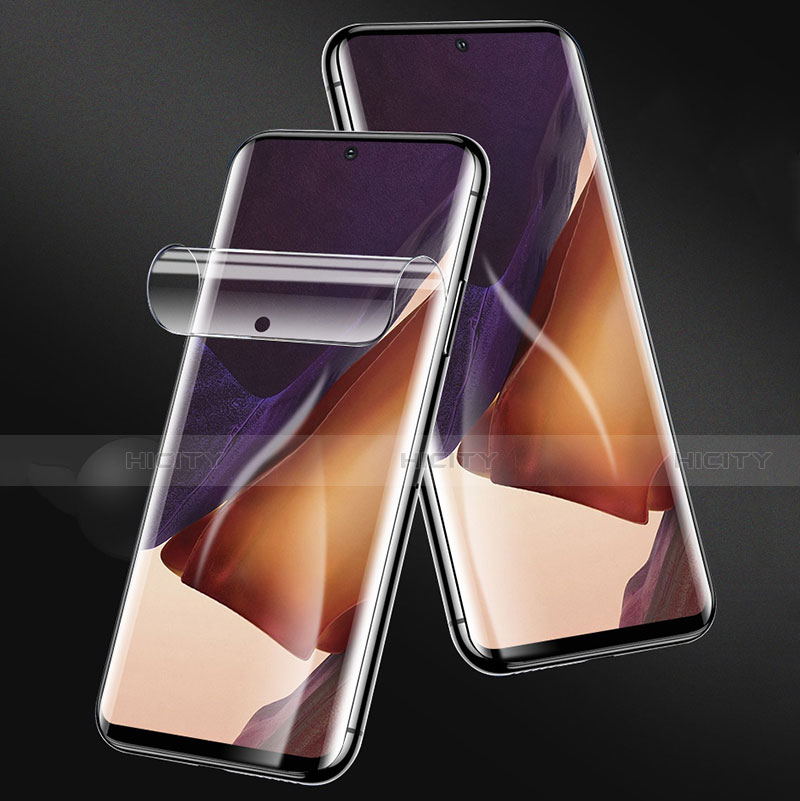 Samsung Galaxy Note 20 5G用高光沢 液晶保護フィルム フルカバレッジ画面 サムスン クリア