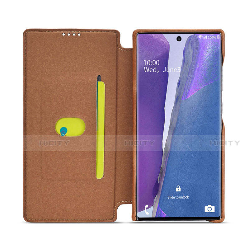 Samsung Galaxy Note 20 Ultra 5G用手帳型 レザーケース スタンド カバー N09 サムスン 