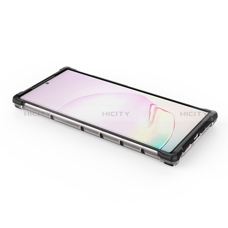 Samsung Galaxy Note 20 Ultra 5G用360度 フルカバー ハイブリットバンパーケース クリア透明 プラスチック カバー AM2 サムスン 