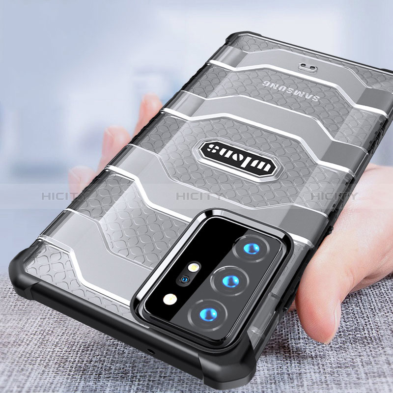 Samsung Galaxy Note 20 Ultra 5G用ハイブリットバンパーケース クリア透明 プラスチック カバー WL2 サムスン 