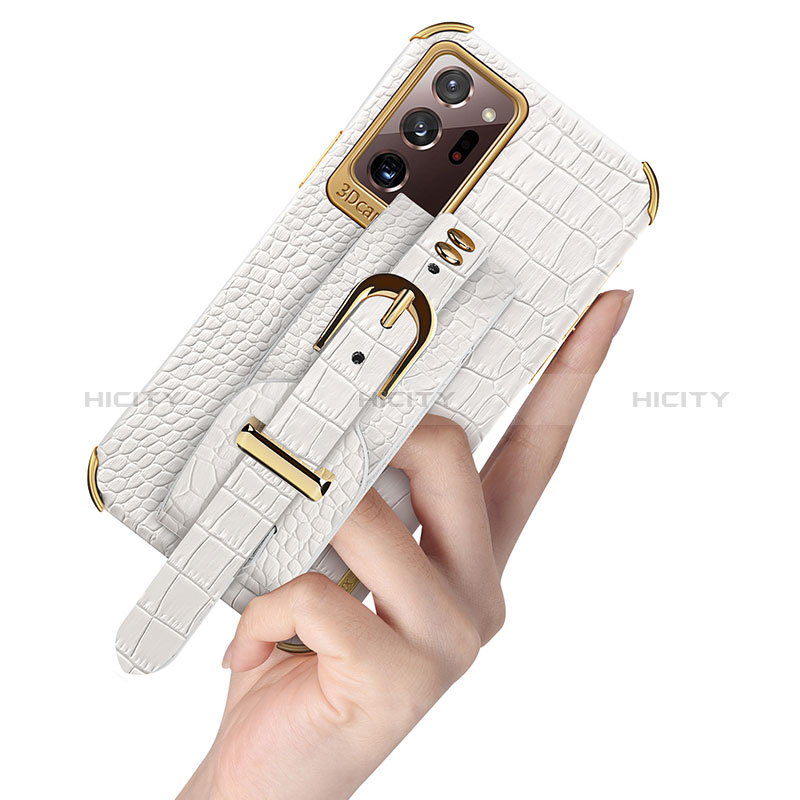 Samsung Galaxy Note 20 Ultra 5G用ケース 高級感 手触り良いレザー柄 XD5 サムスン 
