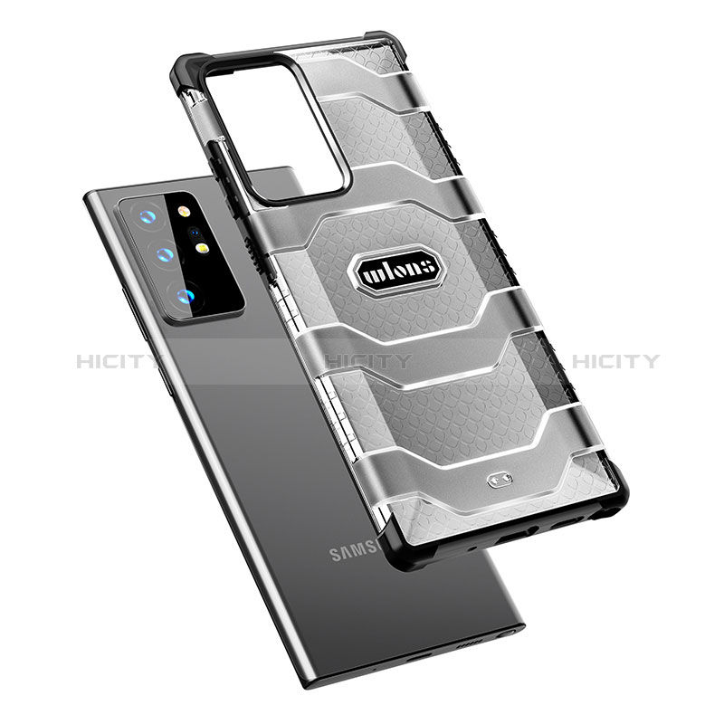 Samsung Galaxy Note 20 Ultra 5G用ハイブリットバンパーケース クリア透明 プラスチック カバー WL1 サムスン 