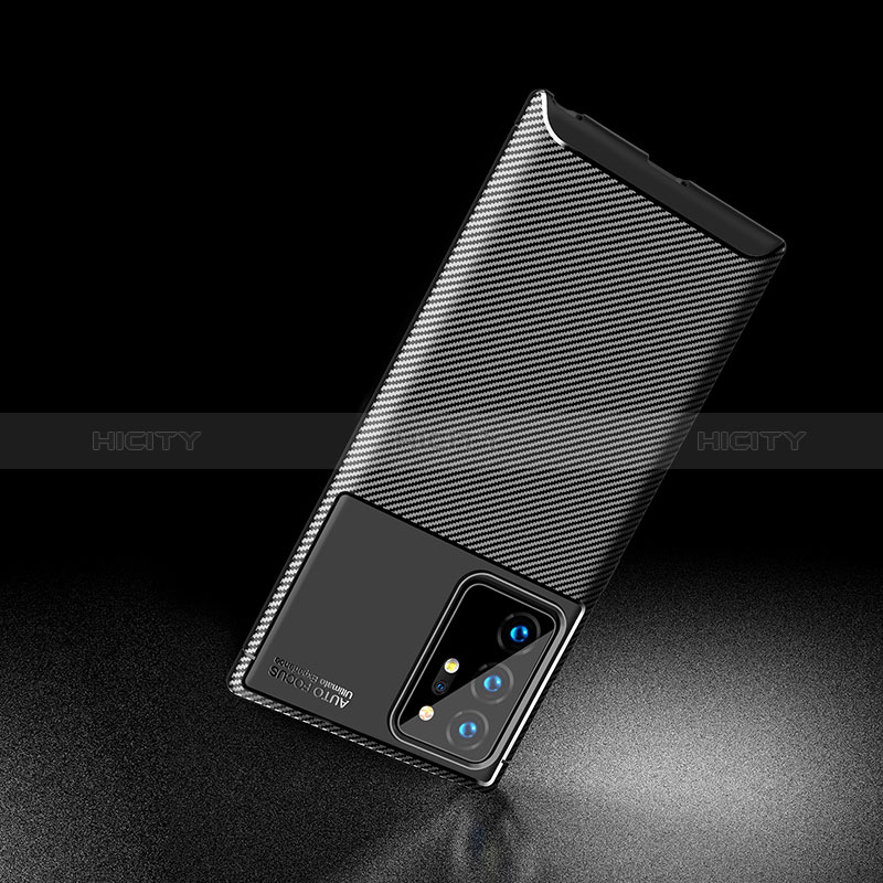 Samsung Galaxy Note 20 Ultra 5G用シリコンケース ソフトタッチラバー ツイル カバー WL1 サムスン 
