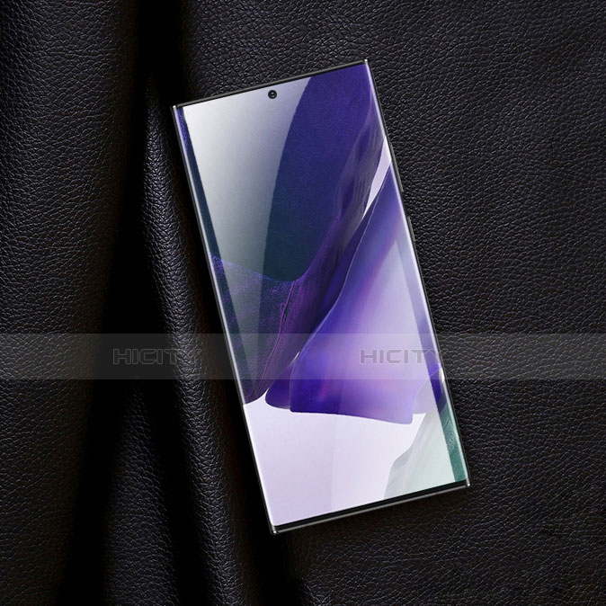 Samsung Galaxy Note 20 Ultra 5G用強化ガラス フル液晶保護フィルム F02 サムスン ブラック