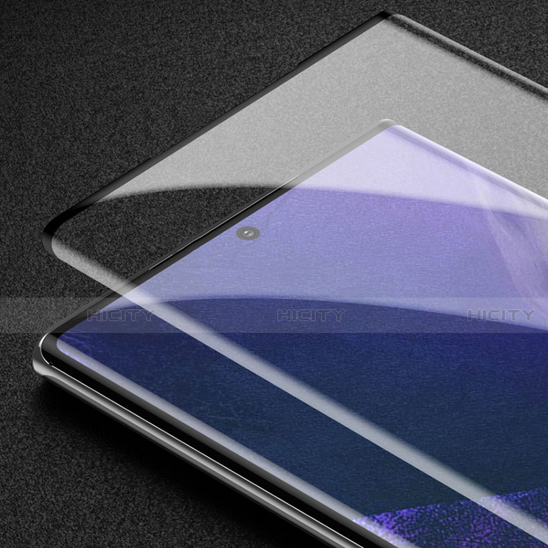 Samsung Galaxy Note 20 Ultra 5G用強化ガラス フル液晶保護フィルム F03 サムスン ブラック