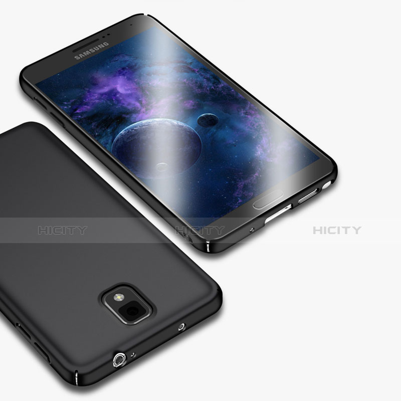 Samsung Galaxy Note 3 N9000用ハードケース プラスチック 質感もマット M01 サムスン ブラック
