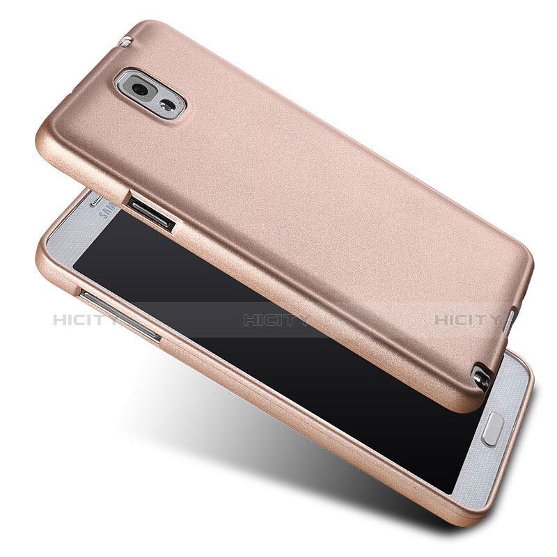 Samsung Galaxy Note 3 N9000用極薄ソフトケース シリコンケース 耐衝撃 全面保護 サムスン ゴールド