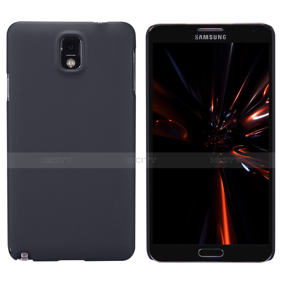 Samsung Galaxy Note 3 N9000用ハードケース プラスチック 質感もマット M02 サムスン ブラック