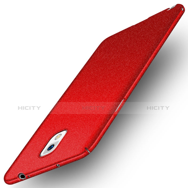 Samsung Galaxy Note 3 N9000用ハードケース プラスチック 質感もマット M03 サムスン レッド