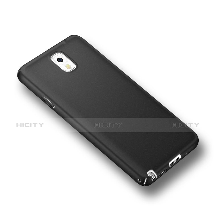 Samsung Galaxy Note 3 N9000用ハードケース プラスチック 質感もマット M04 サムスン ブラック