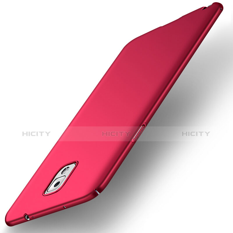 Samsung Galaxy Note 3 N9000用ハードケース プラスチック 質感もマット M05 サムスン レッド