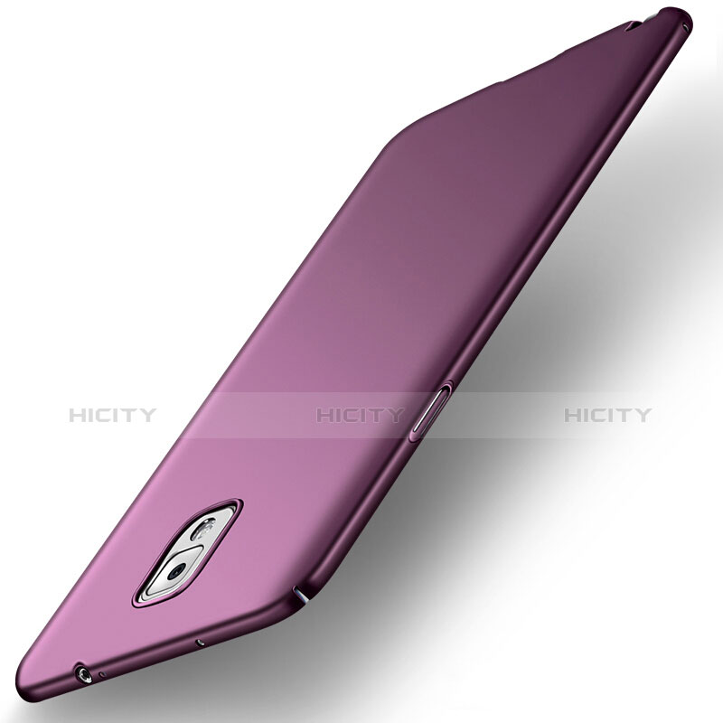 Samsung Galaxy Note 3 N9000用ハードケース プラスチック 質感もマット M05 サムスン パープル