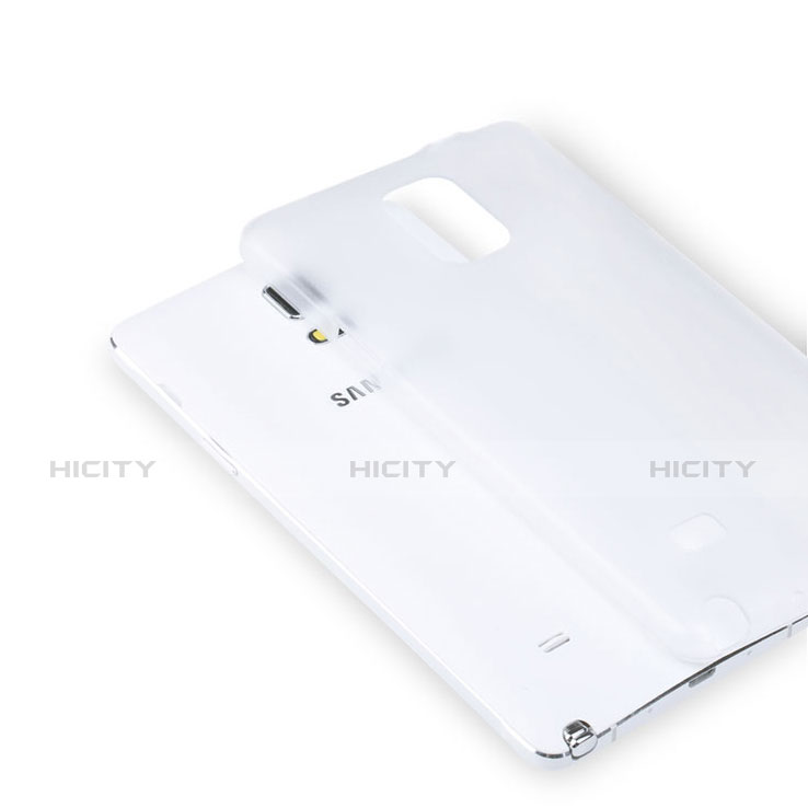 Samsung Galaxy Note 4 Duos N9100 Dual SIM用ハードケース プラスチック 質感もマット サムスン ホワイト