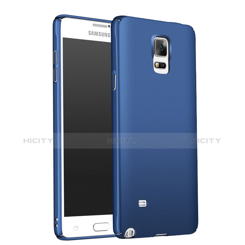 Samsung Galaxy Note 4 Duos N9100 Dual SIM用ハードケース プラスチック 質感もマット M01 サムスン ネイビー