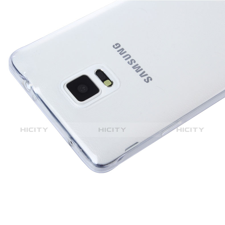 Samsung Galaxy Note 4 Duos N9100 Dual SIM用極薄ソフトケース シリコンケース 耐衝撃 全面保護 クリア透明 T03 サムスン クリア