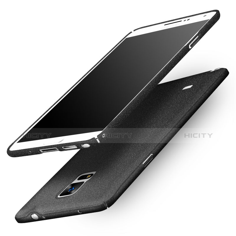 Samsung Galaxy Note 4 Duos N9100 Dual SIM用ハードケース カバー プラスチック サムスン ブラック