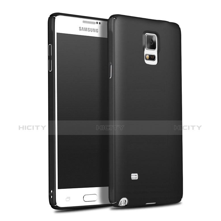 Samsung Galaxy Note 4 Duos N9100 Dual SIM用ハードケース プラスチック 質感もマット M03 サムスン ブラック