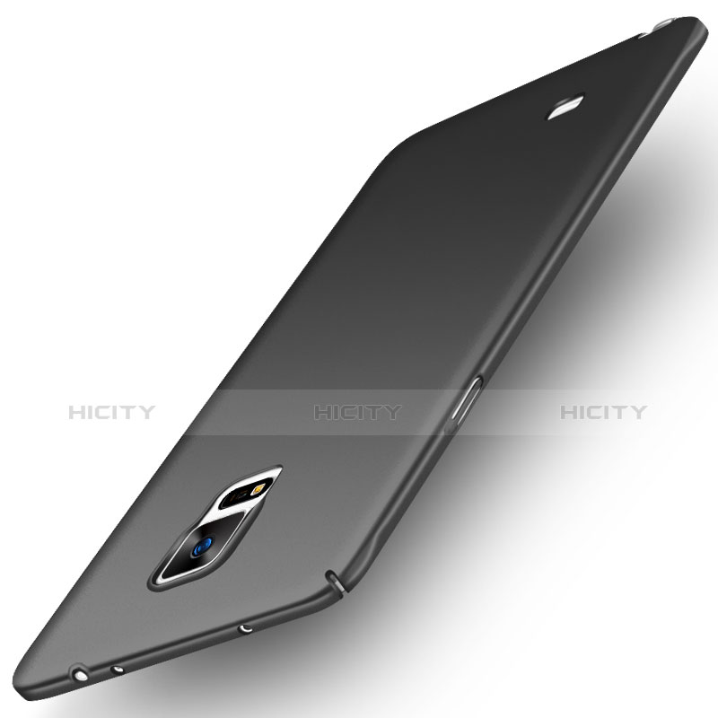 Samsung Galaxy Note 4 Duos N9100 Dual SIM用ハードケース プラスチック 質感もマット M04 サムスン ブラック