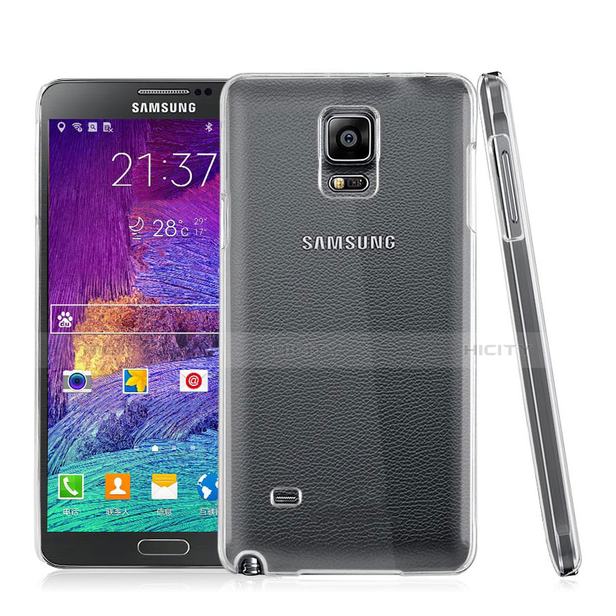 Samsung Galaxy Note 4 SM-N910F用ハードケース クリスタル クリア透明 サムスン クリア