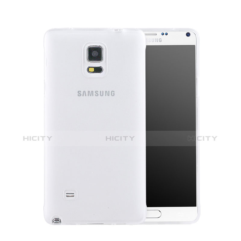 Samsung Galaxy Note 4 SM-N910F用ハードケース プラスチック 質感もマット サムスン ホワイト
