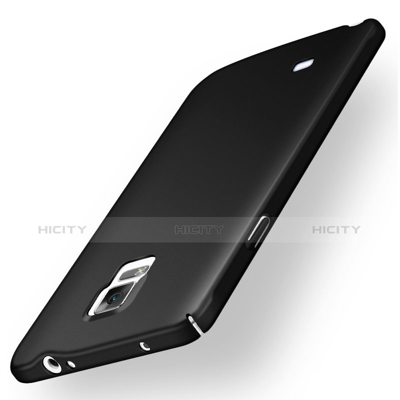 Samsung Galaxy Note 4 SM-N910F用ハードケース プラスチック 質感もマット M01 サムスン ブラック