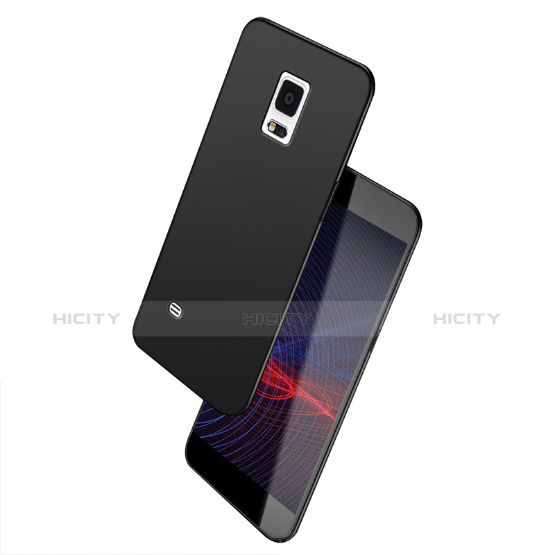 Samsung Galaxy Note 4 SM-N910F用ハードケース プラスチック 質感もマット M03 サムスン ブラック