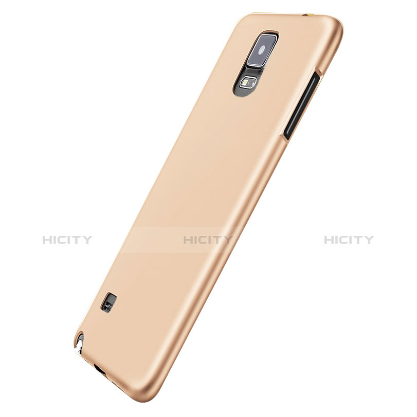 Samsung Galaxy Note 4 SM-N910F用極薄ソフトケース シリコンケース 耐衝撃 全面保護 S02 サムスン ゴールド