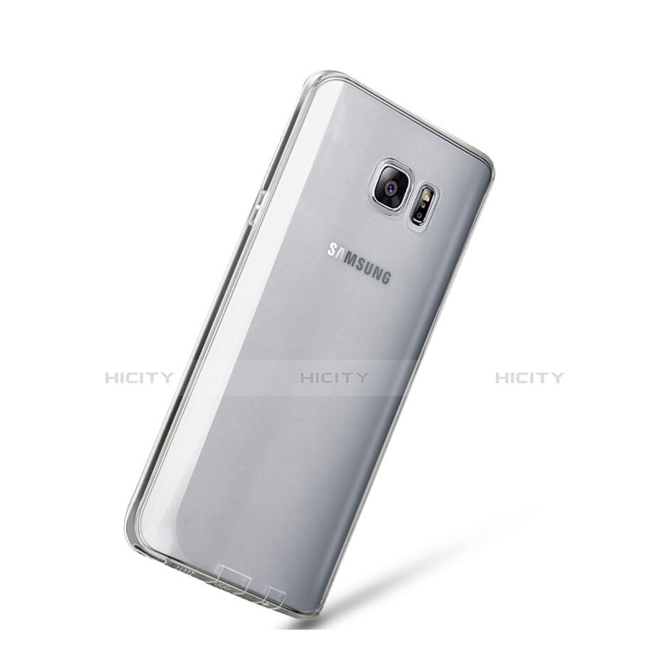 Samsung Galaxy Note 5 N9200 N920 N920F用極薄ソフトケース シリコンケース 耐衝撃 全面保護 クリア透明 サムスン クリア