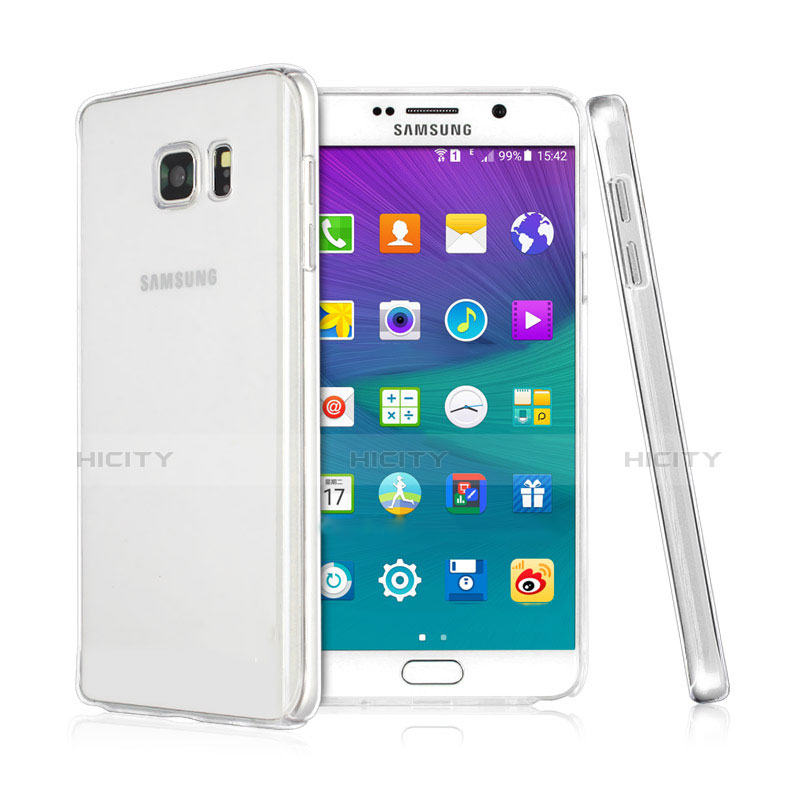 Samsung Galaxy Note 5 N9200 N920 N920F用ハードケース クリスタル クリア透明 サムスン クリア