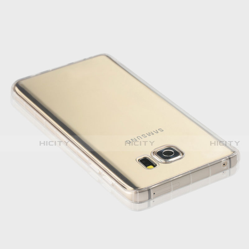 Samsung Galaxy Note 5 N9200 N920 N920F用極薄ソフトケース シリコンケース 耐衝撃 全面保護 クリア透明 T04 サムスン クリア