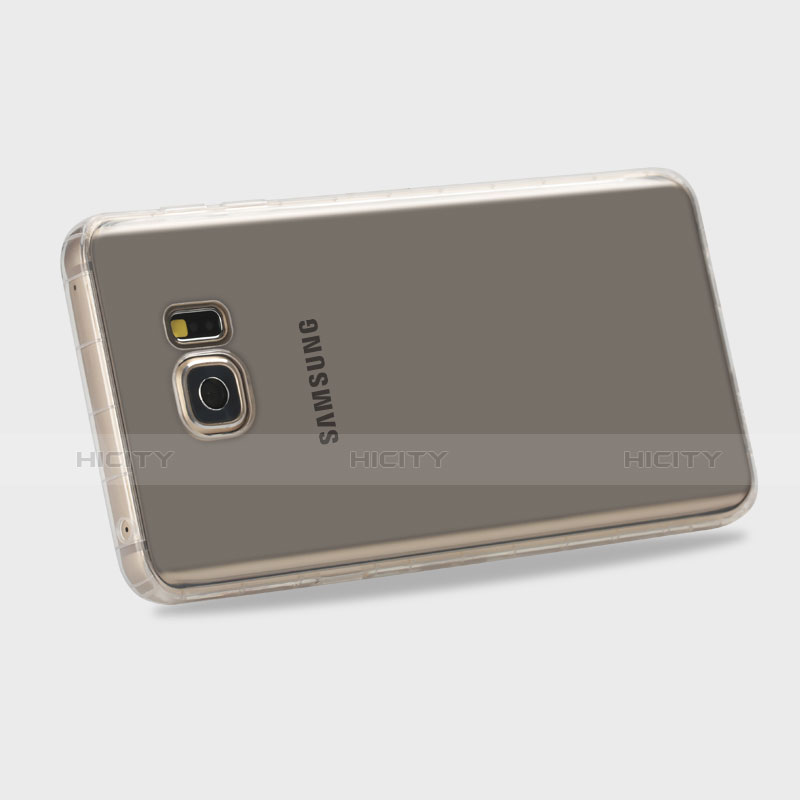 Samsung Galaxy Note 5 N9200 N920 N920F用極薄ソフトケース シリコンケース 耐衝撃 全面保護 クリア透明 T04 サムスン クリア