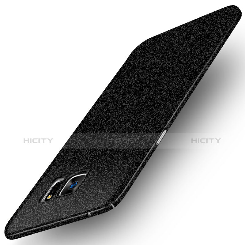 Samsung Galaxy Note 5 N9200 N920 N920F用ハードケース カバー プラスチック Q01 サムスン ブラック
